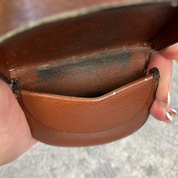 Vintage Louis Vuitton Porte Monnaie Cubetto Brown Monogram Coin Case Rounded - Picture 12 of 17